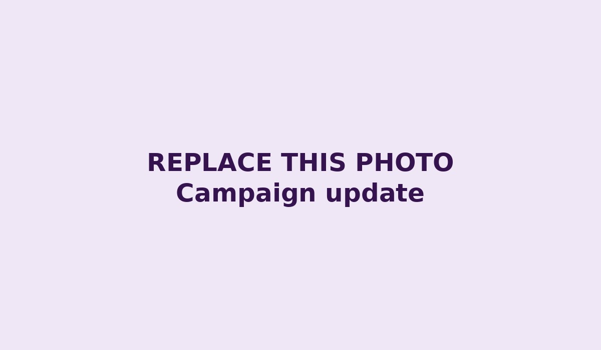 Replace campaign update photo