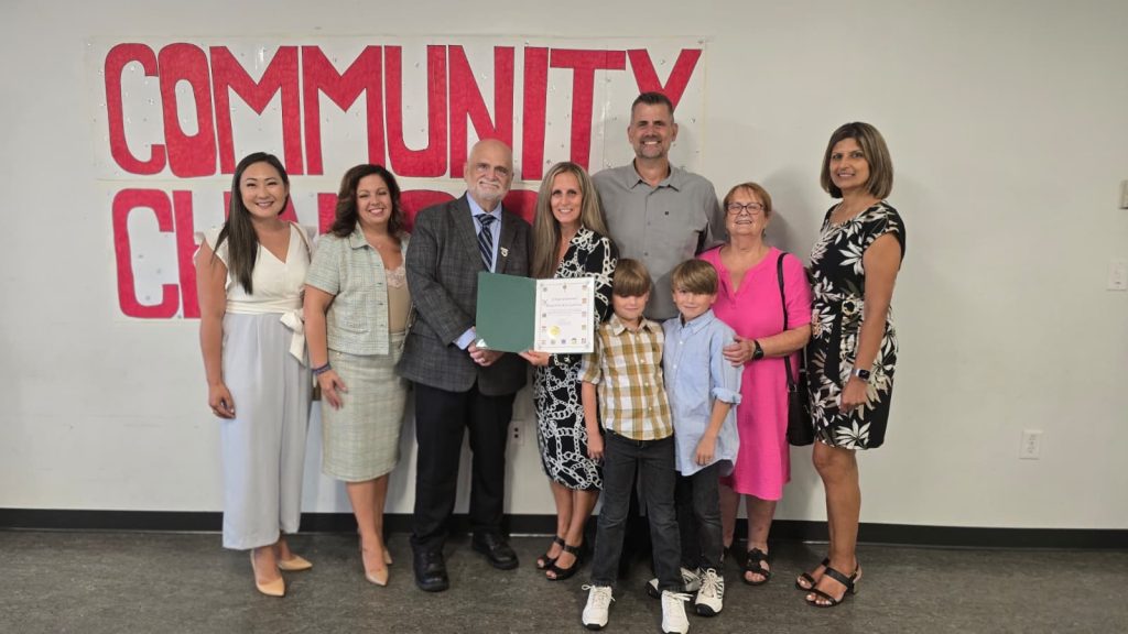 Community Champion Recognition with MP Ron McKinnon, Family & Friends